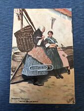 Newhaven fishwives waiting usato  Spedire a Italy