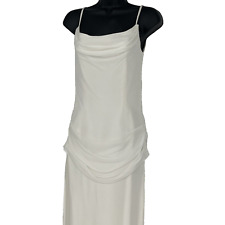 Vestido de noiva feminino Elizabeth Fillmore 4 bainha de seda destino alça espaguete comprar usado  Enviando para Brazil