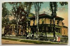 1915 NY Postcard Malone New York Elks Club Vice President Wheeler Home vintage till salu  Toimitus osoitteeseen Sweden
