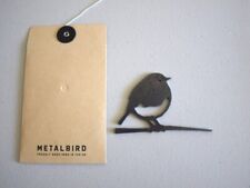  Metal Bird uk mini Robin shillouette garden sculpture for sale  NEWTON ABBOT