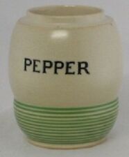 Vintage TG Green Streamline Pepper Jar without Lid by Kleenware Sadler, used for sale  STAFFORD