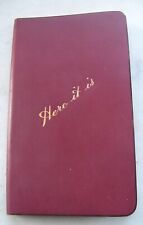 Usado, 1930s "Here It Is" Regent Private Book, City of London John Walker & Co. Ltd  comprar usado  Enviando para Brazil