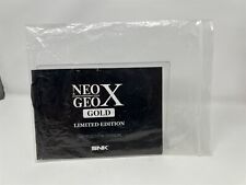 Neo Geo X Gold Edição Limitada Manual de Instruções SOMENTE Console Livreto NOVO  comprar usado  Enviando para Brazil