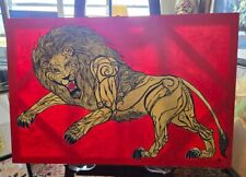Asian lion acrylic for sale  North Miami Beach