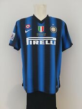 ZANETTI Inter finale abu dhabi preparata maglia rare shirt match worn Issued ucl usato  Genova