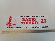 Adesivo vintage radio usato  Santena