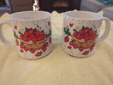 Strawberry mugs set for sale  Stockbridge