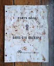 Livro de peças de retroescavadeira Davis 210. Massey-Ferguson 1958 comprar usado  Enviando para Brazil