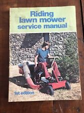 Riding Lawn Mower Service Manual 1st Edition 1977 for sale  Shipping to South Africa