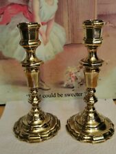Brass candlesticks antique for sale  CASTLE DOUGLAS