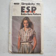 Vintage simplicity 9020 for sale  Shipping to Canada