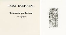 Bartolini luigi. testamento usato  Italia