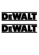 Dewalt stickers black for sale  ILKESTON
