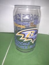 Vintage Baltimore Ravens NFL 16 oz Can Shape Spirit Glass 1996 Rise Conquer Beer comprar usado  Enviando para Brazil
