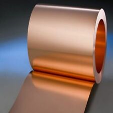 Copper Sheet Strip 0.3mm 50mm,100mm 200mm Options Flexible Pure Copper C101 for sale  Shipping to South Africa