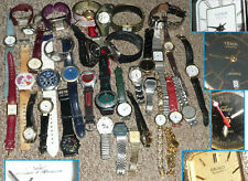 Lot de 35 montres à quartz, piles à changer, non-testées, Seiko Yema Y&B d'occasion  Salbris