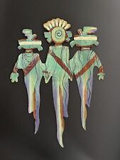 Escultura colorida de espíritos afins de metal Robert Shields assinada pelo artista, usado comprar usado  Enviando para Brazil