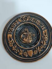 Usado, Placa de metal antiga em relevo placa de navio pirata arte de parede Vaert Veilich feita à mão comprar usado  Enviando para Brazil