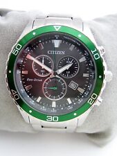 CITIZEN ECO DRIVE CHRONOGRAPH WATCH MENS H500 S124158 STAINLESS STEEL GENUINE for sale  Shipping to South Africa