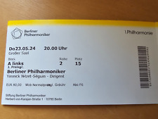 Karten berliner philharmoniker gebraucht kaufen  Eberstadt