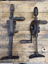 2 Vintage Breast Shoulder Heavy Duty Drill Braces for sale  Shipping to South Africa
