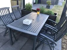Holzgartenmöbel Sitzgruppe Set Tisch mit 4 Stühlen und Auflagen NP 699€ gebraucht kaufen  Gladenbach