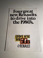 Renault drive 1980s for sale  NEWCASTLE UPON TYNE
