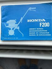 Honda rotovator owners for sale  ANDOVER