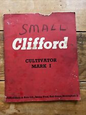 Clifford cultivator mark for sale  COALVILLE