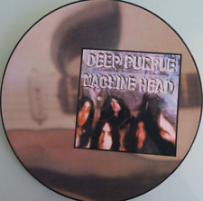 Cabeça de máquina Deep Purple PICTURE DISC UK prensagem vinil 12"" Lp POSTER PERFEITO 1972 comprar usado  Enviando para Brazil