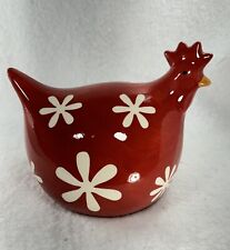 Red ceramic chicken for sale  Davison