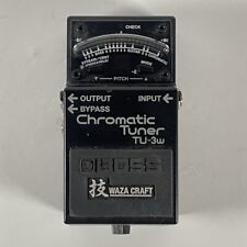 BOSS WAZA CRAFT TU-3W MADE IN JAPAN Pedal Afinador Cromático Guitarra Testada Funcionando, usado comprar usado  Enviando para Brazil