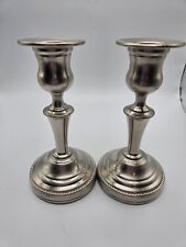 pair nickel candlesticks for sale  Rockford