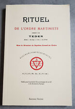 Rituel ordre martiniste d'occasion  Poissy