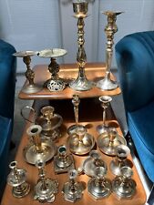 Lot brass candlestick d'occasion  Expédié en Belgium