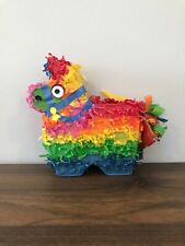 Piñata pequeña arco iris para fiesta de cumpleaños feliz burro/caballo segunda mano  Embacar hacia Argentina