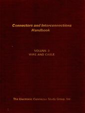 Manual de conectores e interconexiones volumen 3 cable y cable, 1981 tapa dura segunda mano  Embacar hacia Argentina