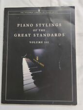 Estilos de piano dos grandes padrões: volume III A biblioteca Steinway de piano comprar usado  Enviando para Brazil