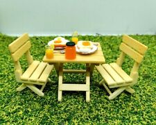 Used, Japan Sylvanian Families FOLDING TABLE&CHAIRS SET Dollhouse Miniature Figure Toy for sale  Shipping to South Africa