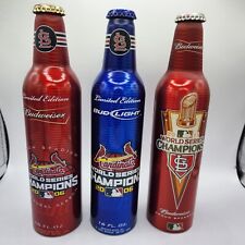 Garrafas leves St Louis Cardinals Budweiser Bud 2006 e 2011 World Series Champs comprar usado  Enviando para Brazil