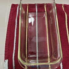 Pyrex 1.5 Clear Glass Loaf Pan 8x3.5" Made in USA #7214 Bread Cake Meat for sale  Shipping to South Africa