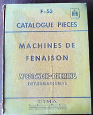 F53 catalogue cormick d'occasion  France
