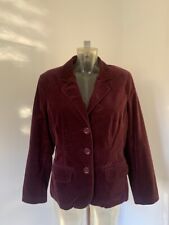 Ladies burgundy velvet for sale  WOKINGHAM