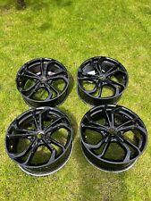 Black alloy wheels for sale  HUNTINGDON