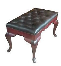 Handcrafted tufted leather for sale  New Berlin