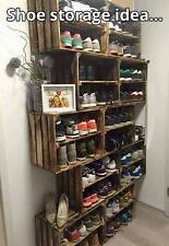 Wooden shoe rack for sale  LISS