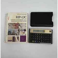 Calculadora financiera vintage rara HP 12C - 1982 con cubierta original y manual del propietario segunda mano  Embacar hacia Argentina