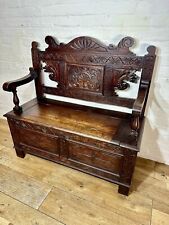 oak hall bench for sale  BOURNEMOUTH