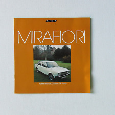 Folleto de 2 y 4 puertas berlina Fiat Mirafiori 1300 (1977) segunda mano  Embacar hacia Argentina