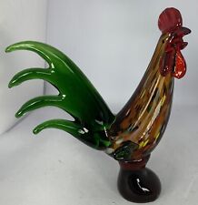 vintage glass rooster murano for sale  Hixson